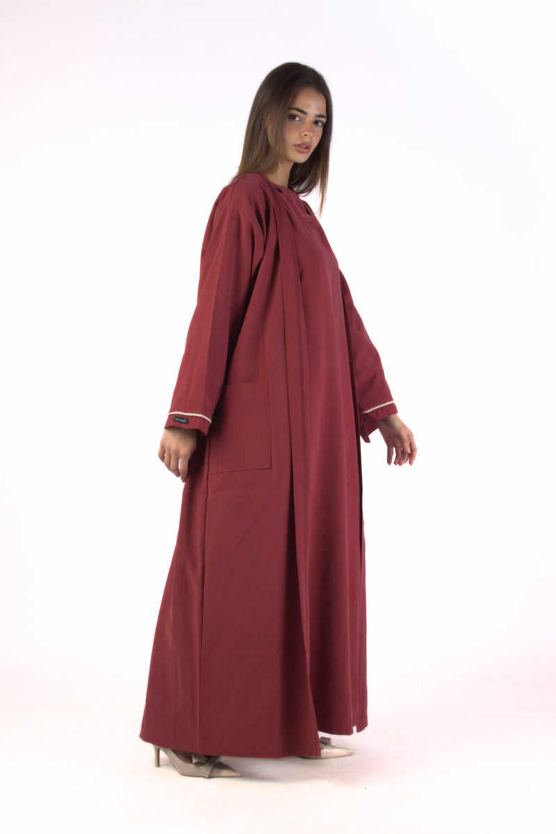 ABAYA - CRIMSON