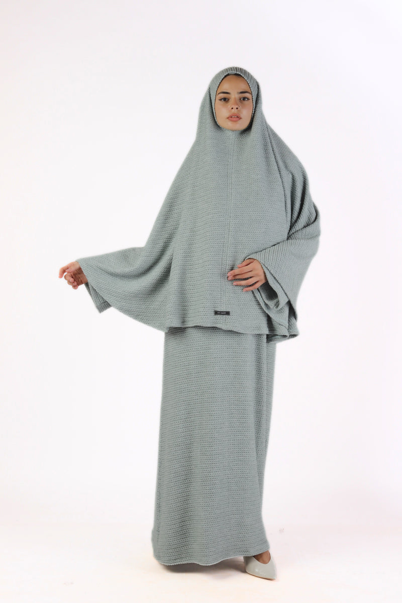 ABAYA Knitted - Turquoise