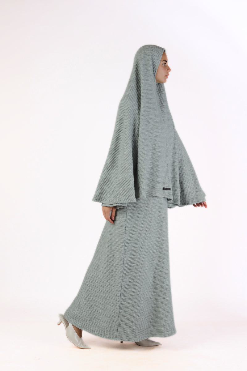 ABAYA Knitted - Turquoise