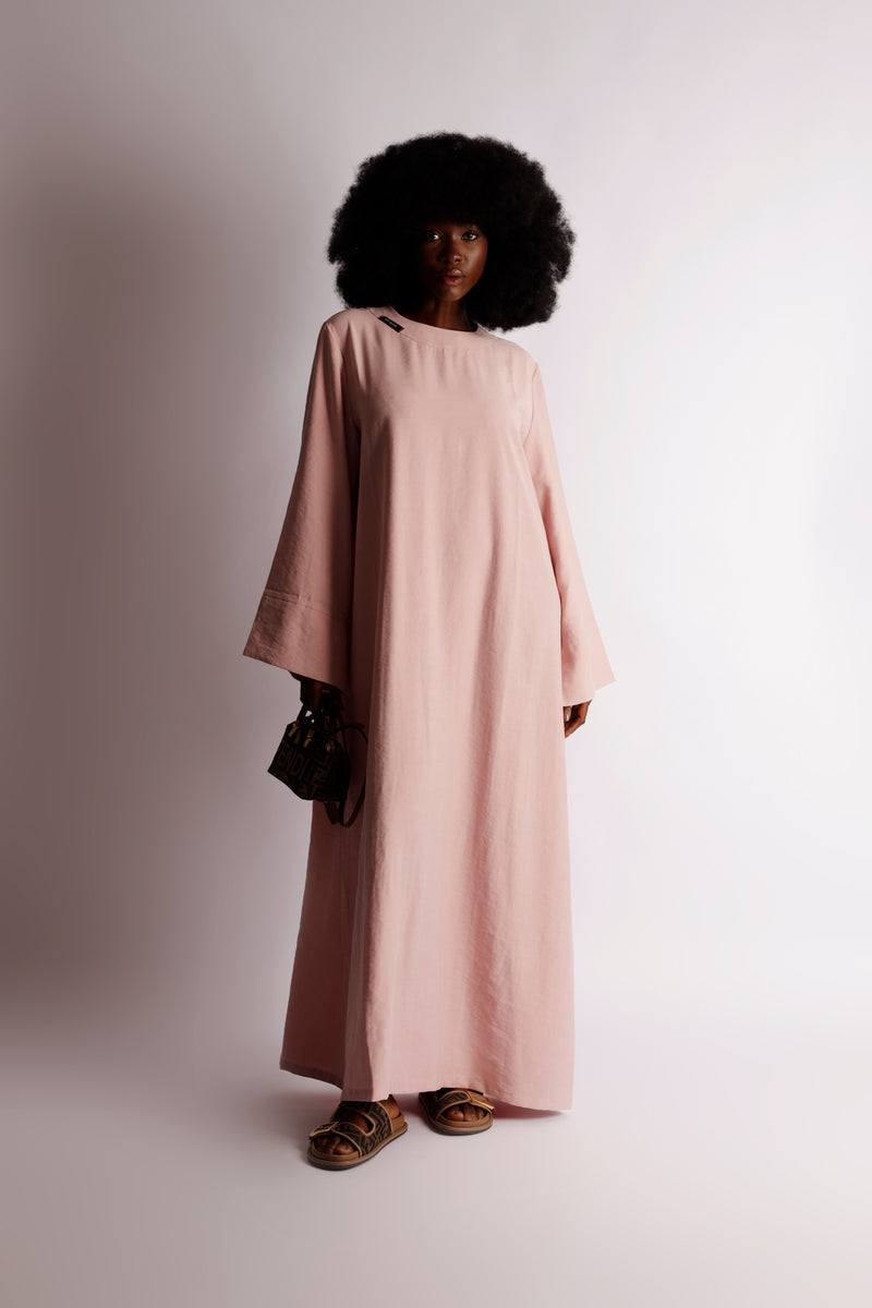 ABAYA - BABY PINK