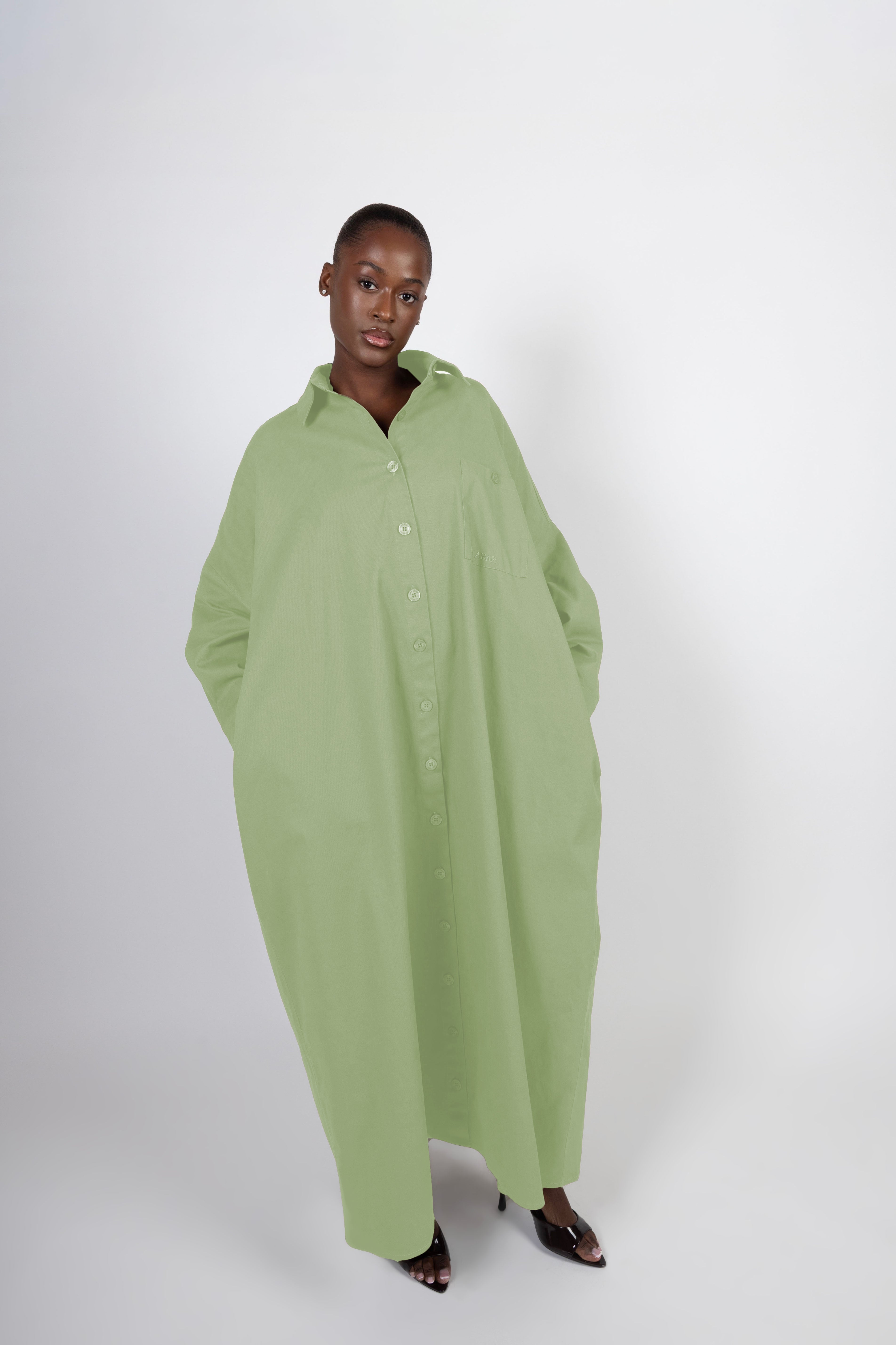Selena Maxi Dress - Powder Green